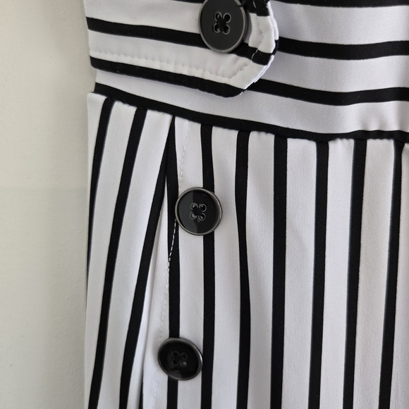 Robert Louis Monochrome Striped Pants - Picture 2 of 8